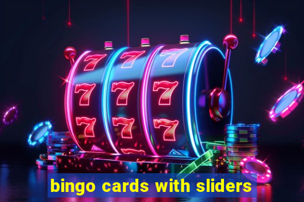 bingo cards with sliders