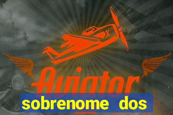 sobrenome dos santos escravos