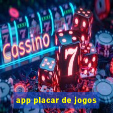 app placar de jogos