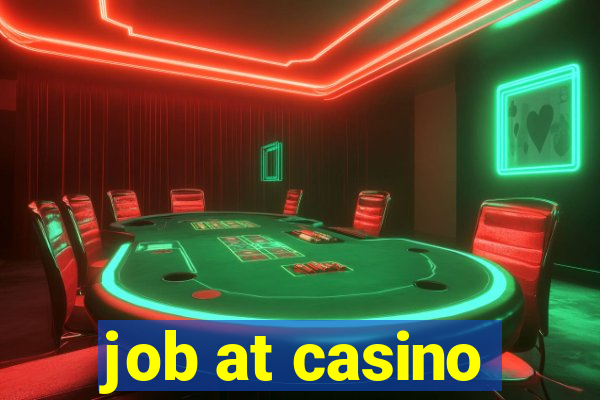 job at casino