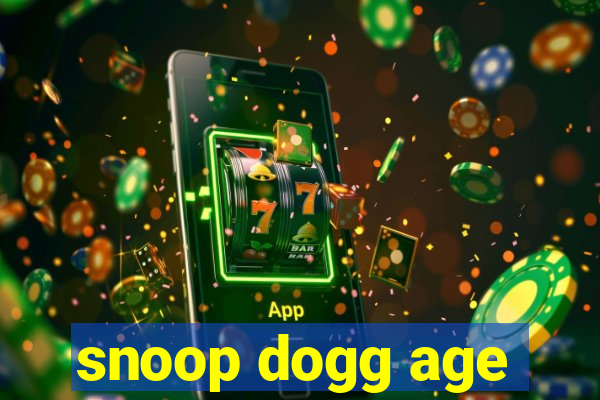 snoop dogg age