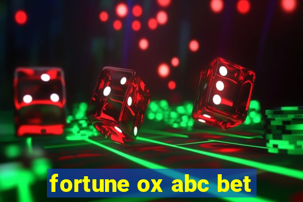 fortune ox abc bet