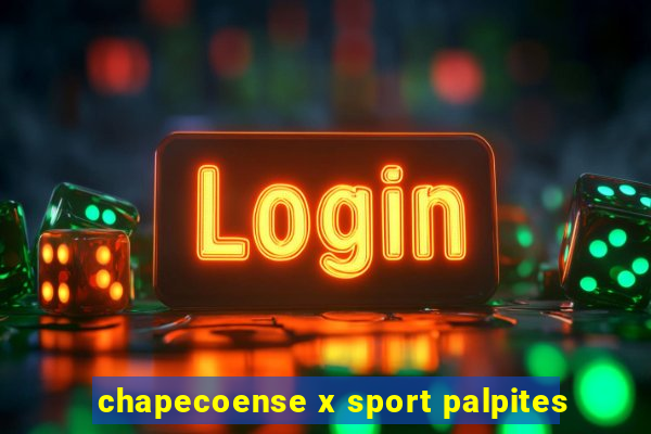 chapecoense x sport palpites