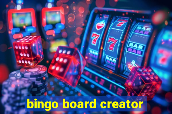 bingo board creator