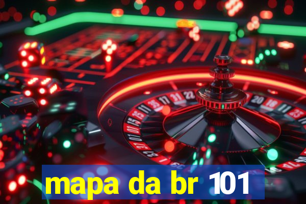 mapa da br 101