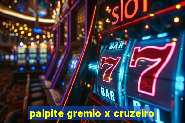 palpite gremio x cruzeiro