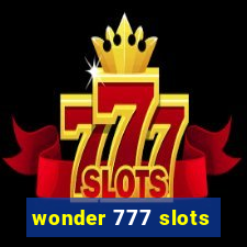 wonder 777 slots