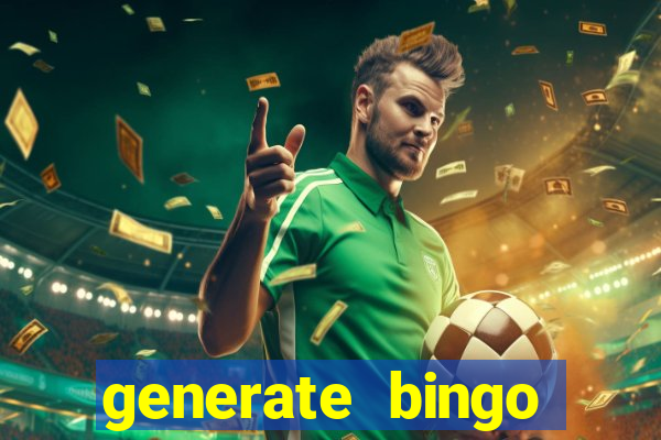 generate bingo cards with pictures