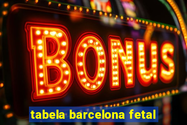 tabela barcelona fetal