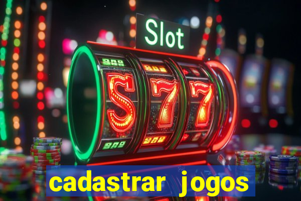 cadastrar jogos online caixa