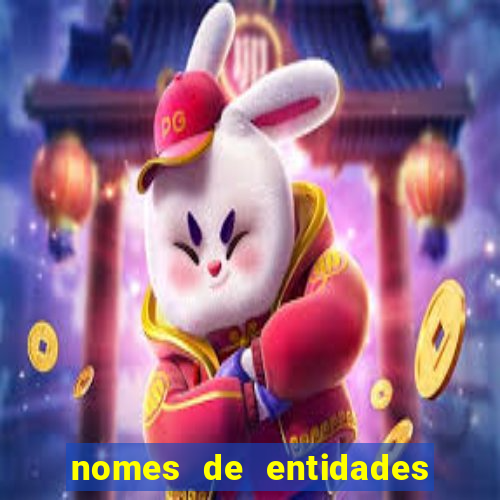 nomes de entidades do mal