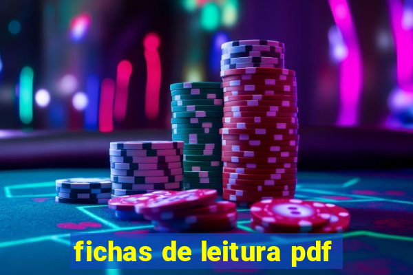 fichas de leitura pdf