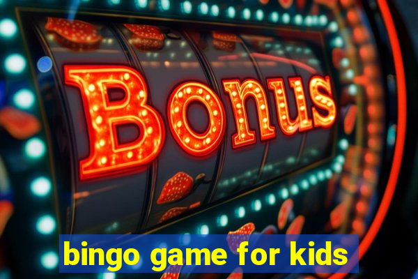 bingo game for kids