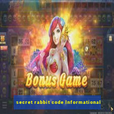 secret rabbit code Informational