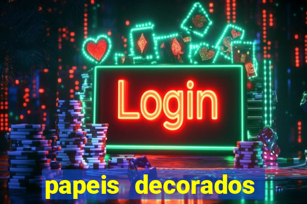 papeis decorados para imprimir