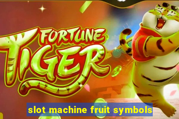 slot machine fruit symbols