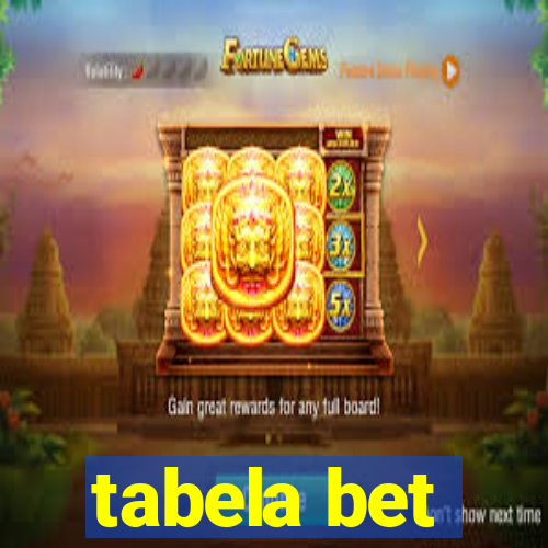 tabela bet