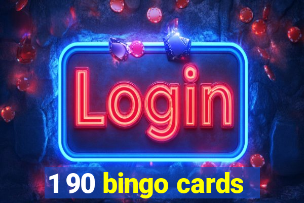 1 90 bingo cards