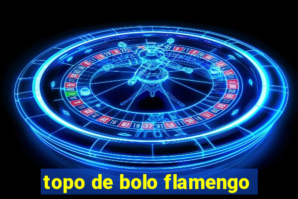 topo de bolo flamengo