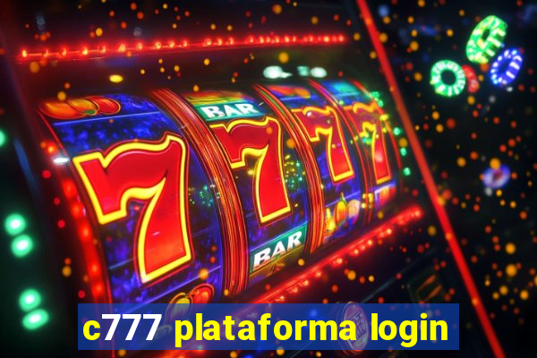 c777 plataforma login