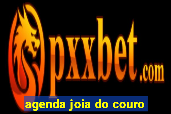 agenda joia do couro