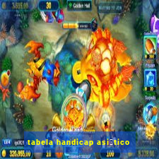 tabela handicap asi谩tico