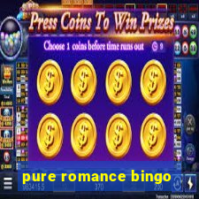 pure romance bingo