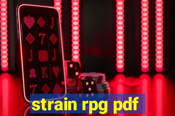 strain rpg pdf