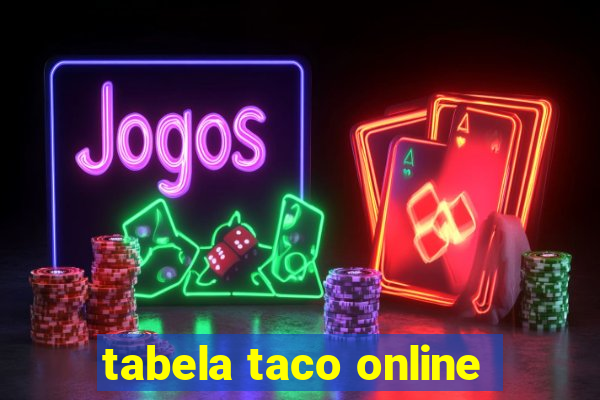 tabela taco online