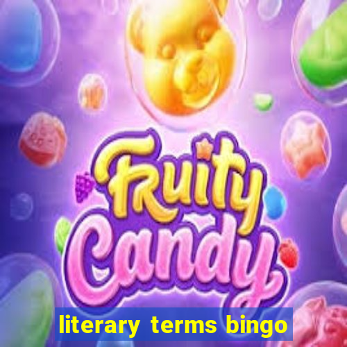 literary terms bingo