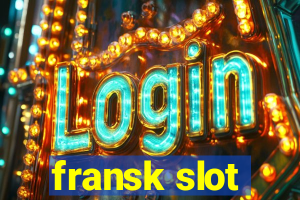 fransk slot