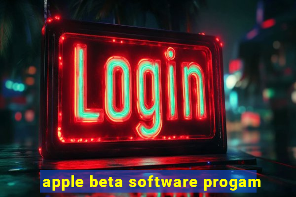 apple beta software progam