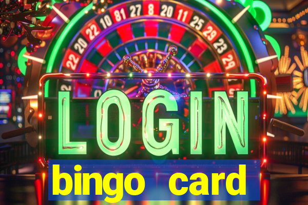 bingo card generator with pictures