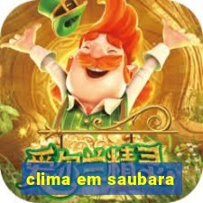 clima em saubara