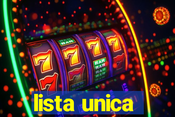 lista unica