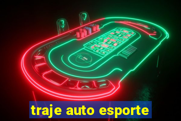 traje auto esporte