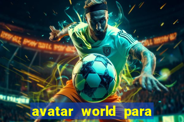 avatar world para colorir e imprimir