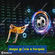 mapa gr茅cia e turquia