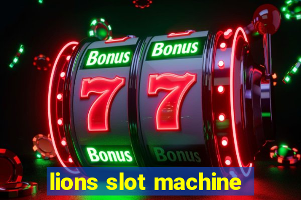 lions slot machine