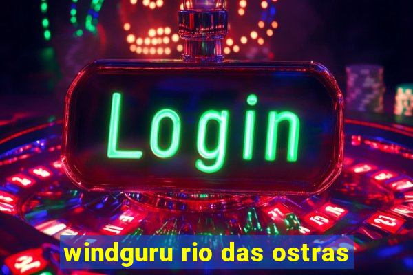 windguru rio das ostras