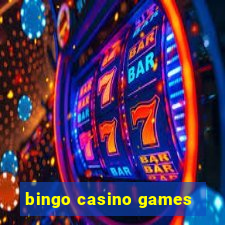 bingo casino games