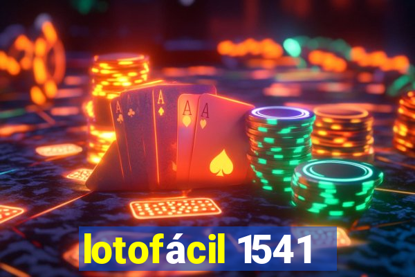 lotofácil 1541