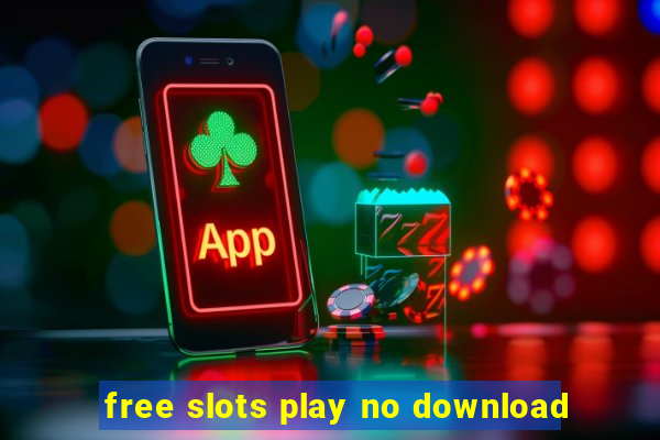 free slots play no download