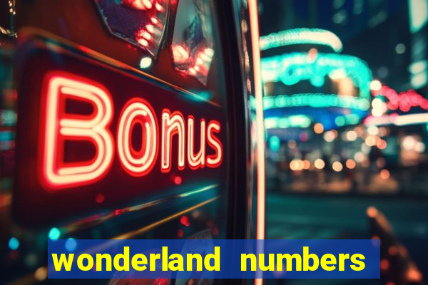 wonderland numbers wiki fandom