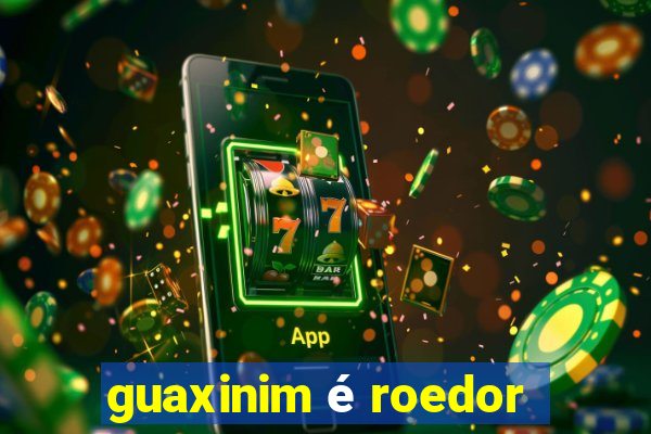 guaxinim é roedor