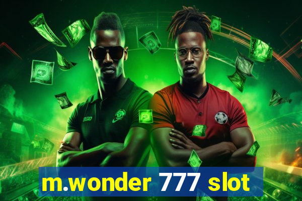 m.wonder 777 slot