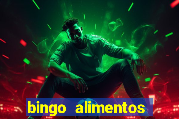 bingo alimentos para imprimir