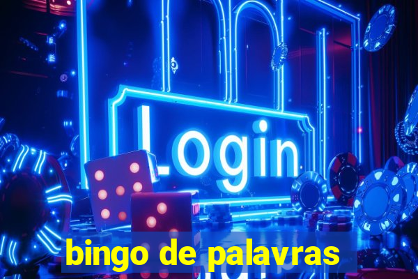 bingo de palavras