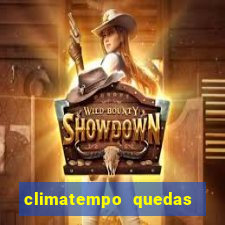 climatempo quedas do iguaçu