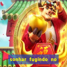 sonhar fugindo no jogo do bicho